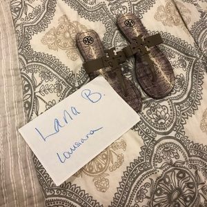 Never worn Tory Burch Moore sandals.